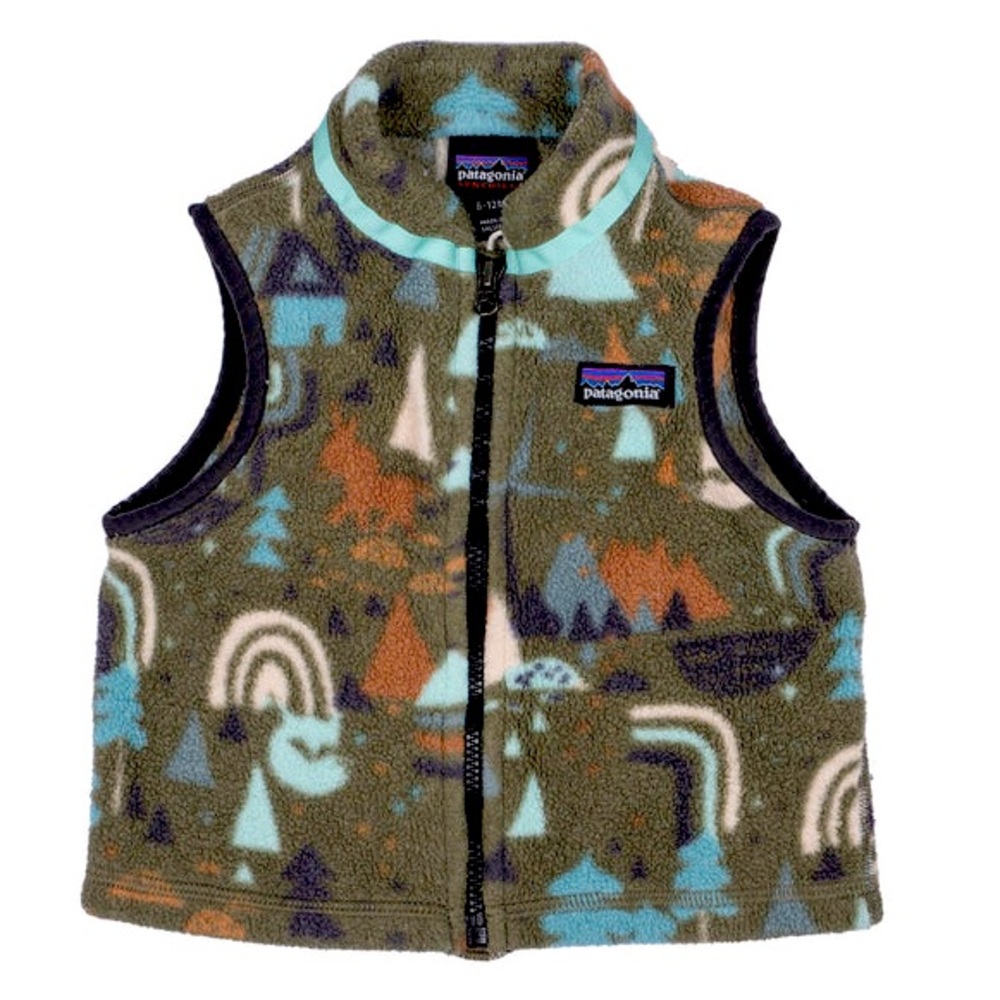 🏔️ Patagonia Synchilla® Fleece Vest Baby Fleece 4T EUC 🏔️